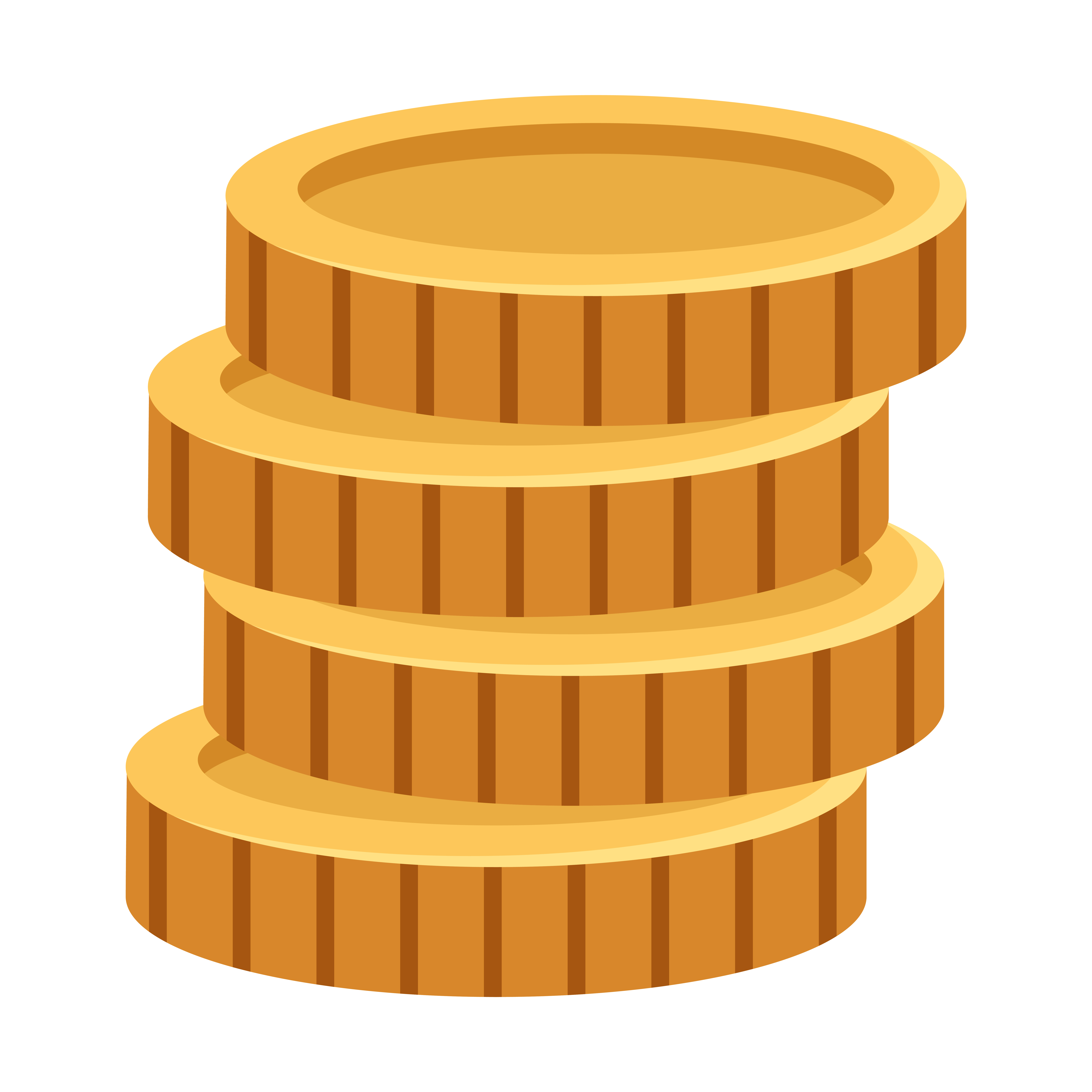 pile coins money dollars icons